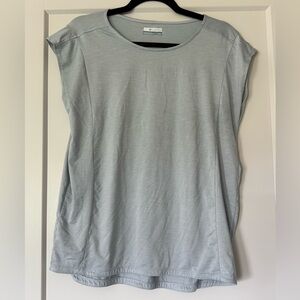 Columbia Women's Light Blue/Gray Sleeveless Top Size S